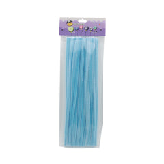 🎨 Pipe Cleaners – 40PCS Craft Stems for DIY & Kids’ Art Projects in light blue, packaged for creative use.