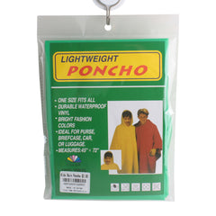 Kids Rain Poncho – Lightweight & Waterproof packaging showing details and features of the poncho for kids.