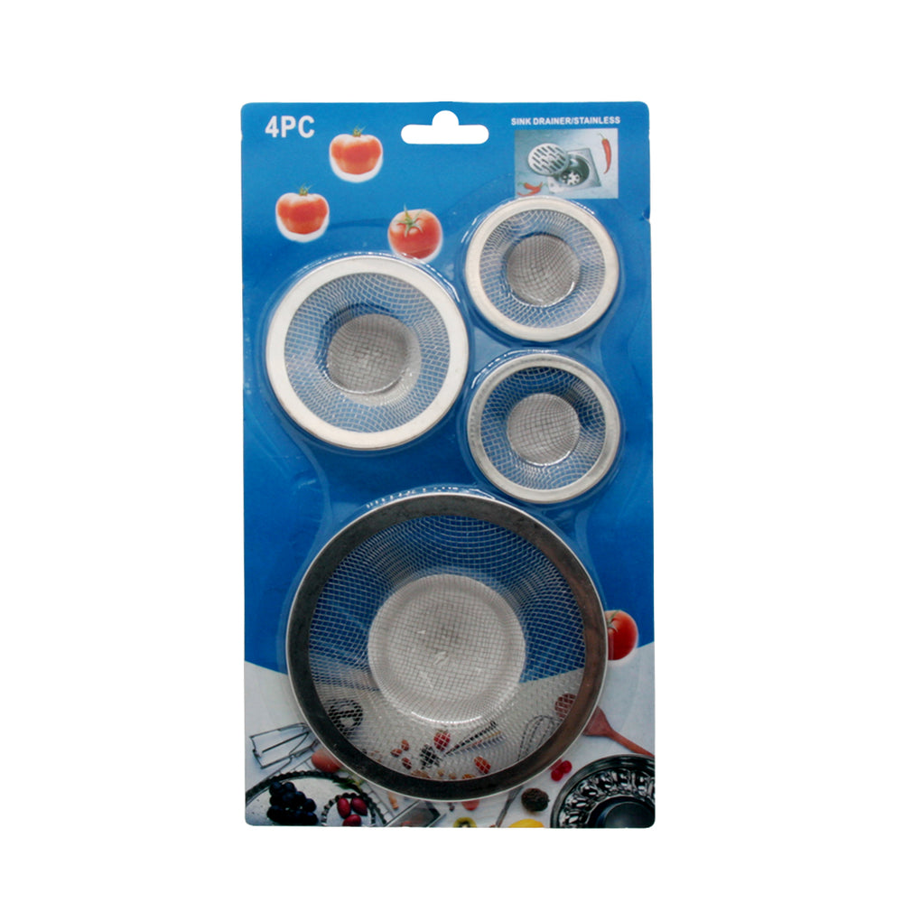 sink strainer mesh set 4pcs kitchen drain mesh strainers nz stock