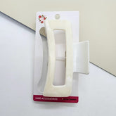 Hollow Rectangle Hair Claw Clip