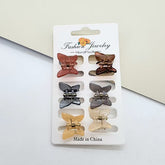 Mini Colourful Hair Claw Clip Set(6PCS)