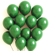 Q Balloon (20PCS),D.Green - A collection of 20 dark green latex balloons for elegant party decor.