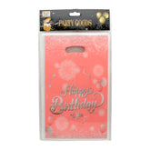 Birthday Party Loot Bags – Fun & Festive! (16*25CM/10PCS) with pink design and festive decorations.