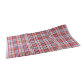 Strip Bag(60*60*15CM) displayed on a white background featuring a colorful plaid design.