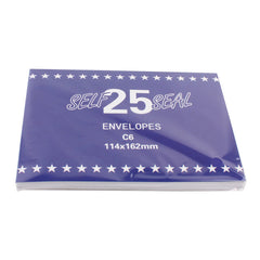 Envelope – Self Seal C6 (114×162mm, 25PCS)