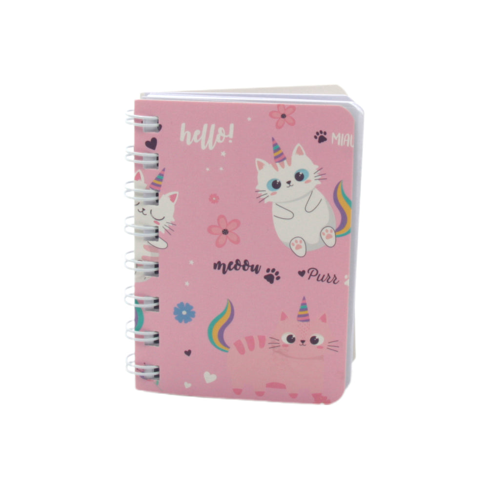 A7 Spring Note featuring a colorful cat design with spring-themed elements for fun note-taking.