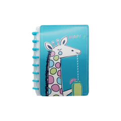 A5 Note AM featuring a colorful giraffe design, ideal for animal lovers to stay organized and inspired.