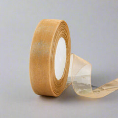 🎀 Sheer Organza Ribbon – Elegant & Versatile Finish in a gold color, ideal for gift wrapping and decorative projects.