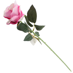 Artificial Single Rose Stem – 52cm Assorted Colours | NZ Flower Decor
