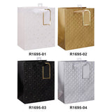 Solid Colour with Dot Gift Bag(18*24*8CM/R1695S)