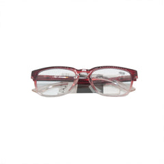 Stylish Reading Glasses +4.0– Lightweight, Unisex, NZ Stock - red and clear frame design