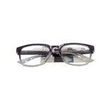 Stylish Reading Glasses +4.0– Lightweight, Unisex, NZ Stock - purple frame, clear lenses, perfect for reading.