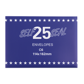 Envelope – Self Seal C6 (114×162mm, 25PCS)