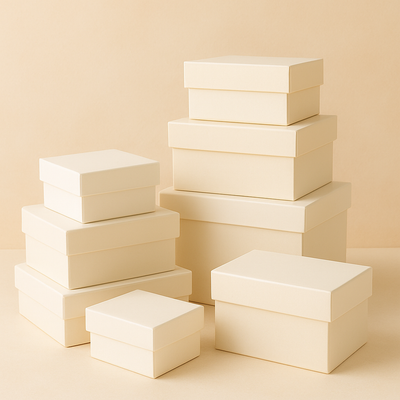 White Colour Rectangular Gift Box