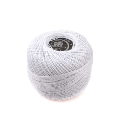 C.string(White/20G) - White thread spool 20 grams for sewing and crafting projects.