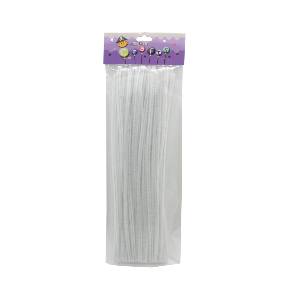 🎨 Pipe Cleaners – 40PCS Craft Stems for DIY & Kids’ Art Projects in a clear packaging, showcasing the colorful stems.