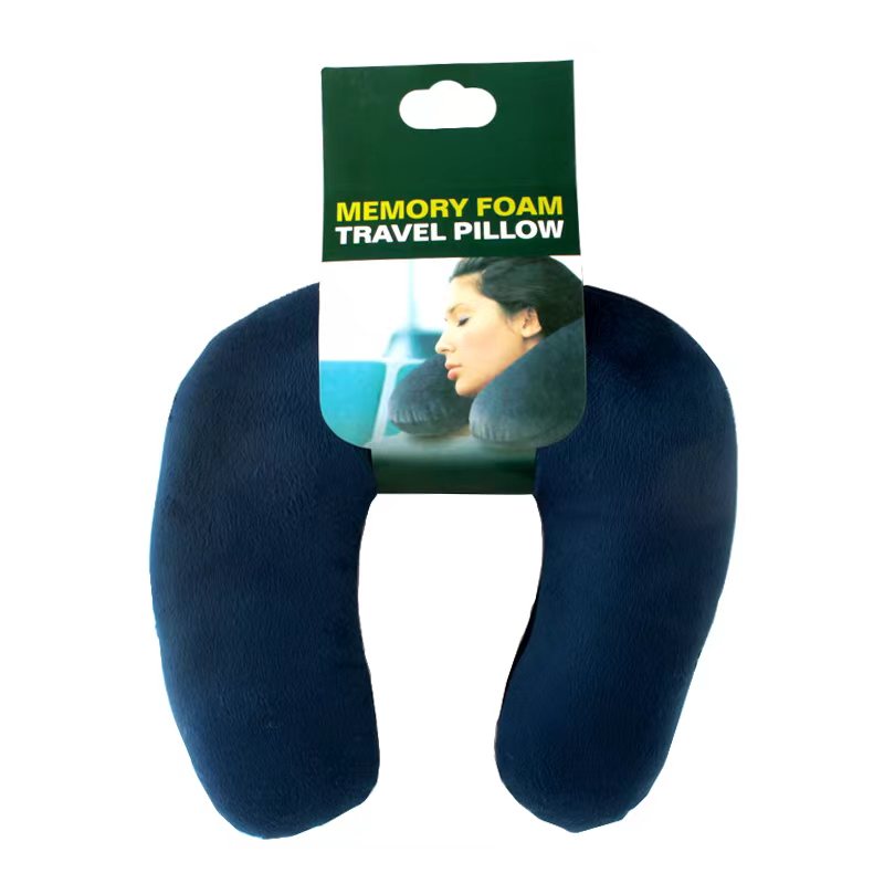 Foam Neck Pillow – Comfort on a Budget providing soft neck support for travel and relaxation.