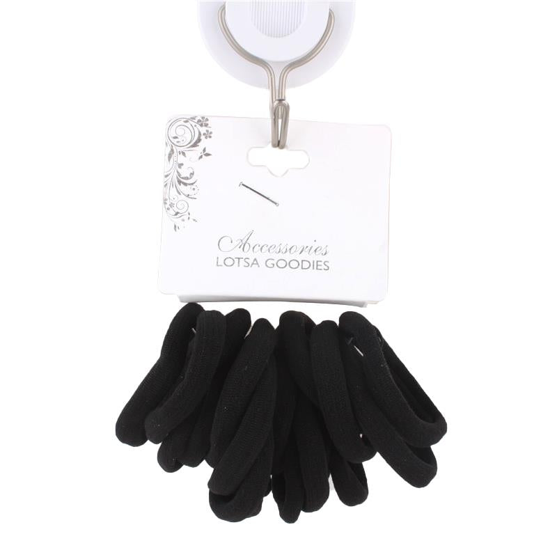 📦 Black Hair Tie EF (20PCS, Ø5CM)