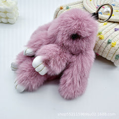 Fluffy Rabbit Key Chain 18CM