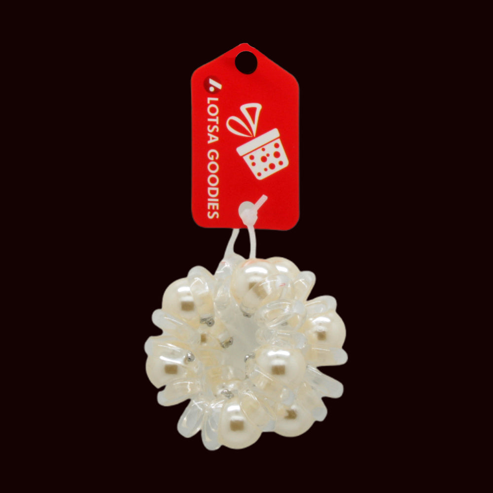 Spiral Hair Tie CD WT 2PCS