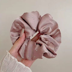 Satin Hair Scrunchie With RS