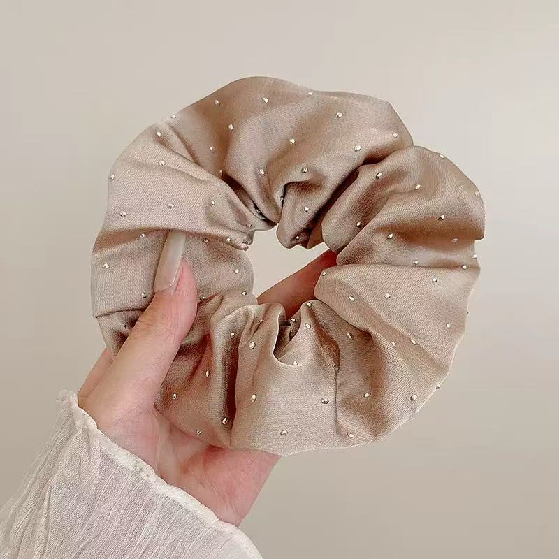 Satin Hair Scrunchie With RS