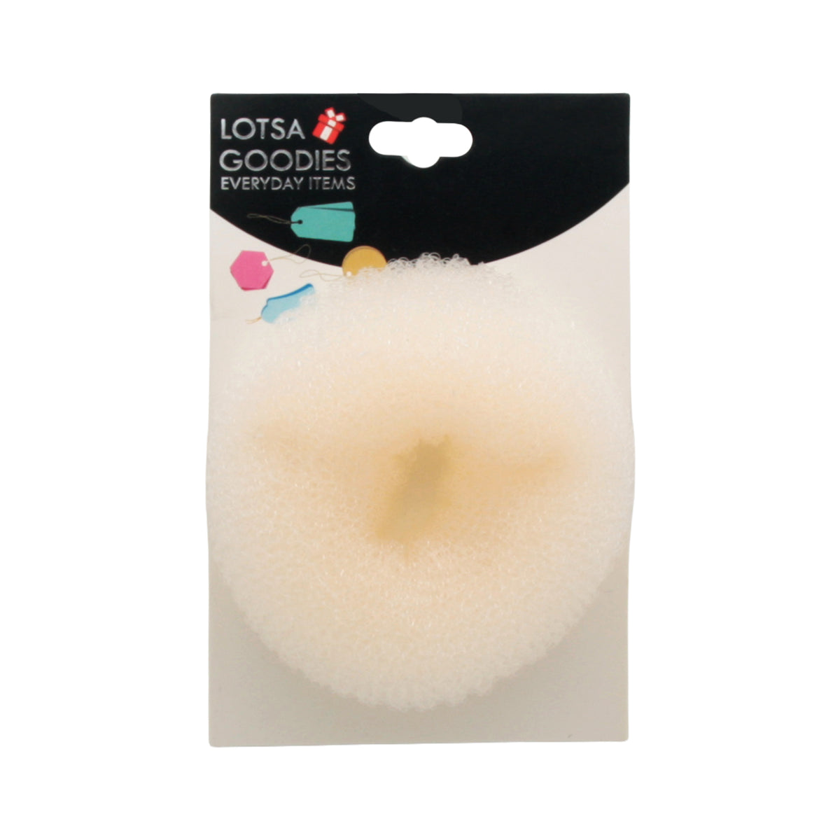 Hair Bun White(￠9CM)