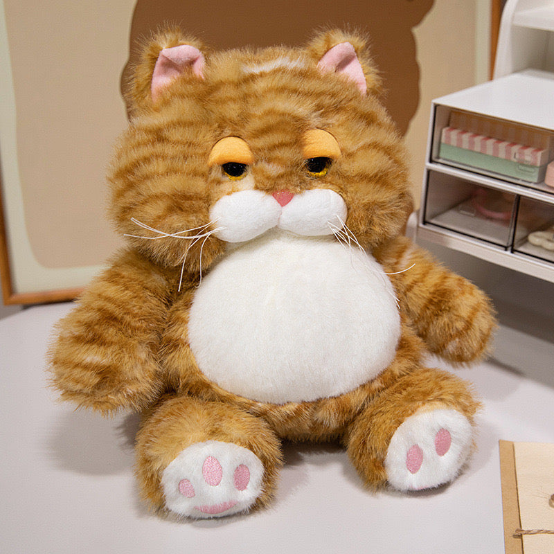 Grumpy Cat Plush 30CM - Soft toy with a cute expression and fluffy fur, perfect for cuddling and decoration.