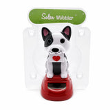 Solar Dancing Dog with Heart Ornament