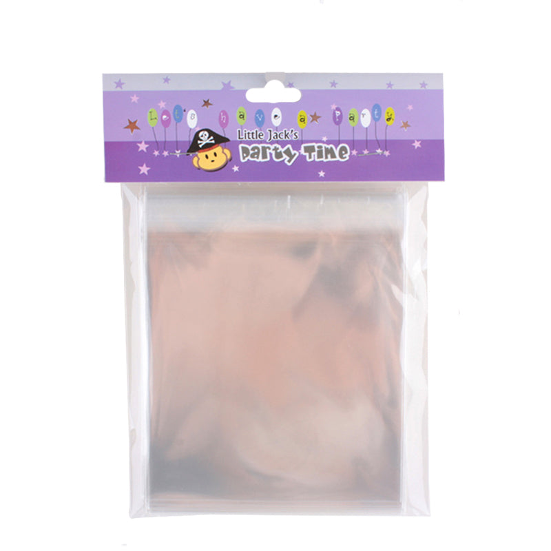 📦 Clear Cellophane Bags – Self-Adhesive | Multiple Sizes for packaging gifts and crafts.