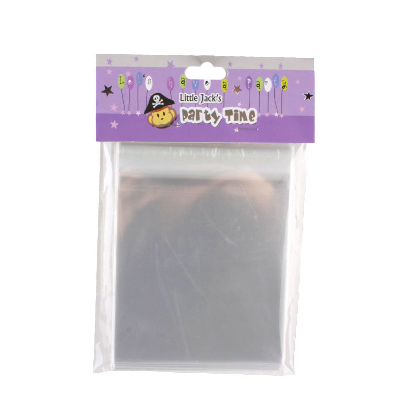 📦 Clear Cellophane Bags – Self-Adhesive | Multiple Sizes - crystal-clear packaging for gifts and crafts.