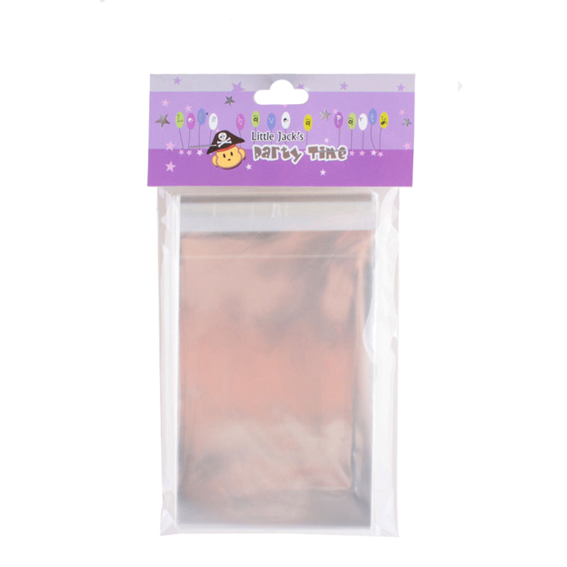 Clear Cellophane Bags – Self-Adhesive | Multiple Sizes packaging for gifts and crafts with sticky seal, ideal for party favors.