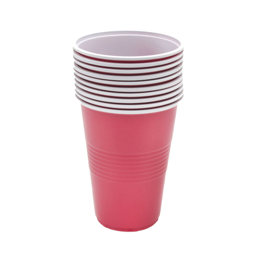 Party Cup(902/10PCS) stacked in vibrant red for celebrations and gatherings.