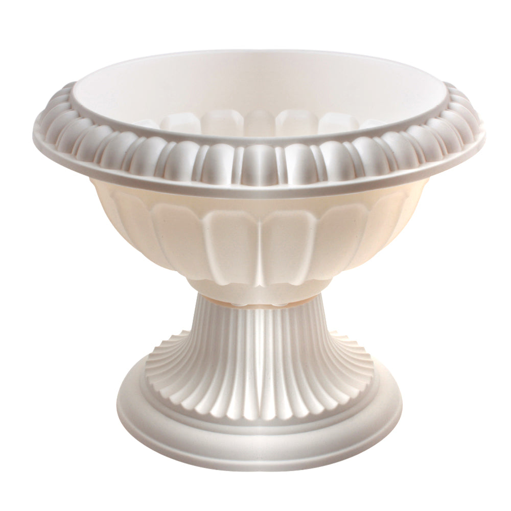 Flower Pot White Lw (XL) with intricate design for decorative plant display.