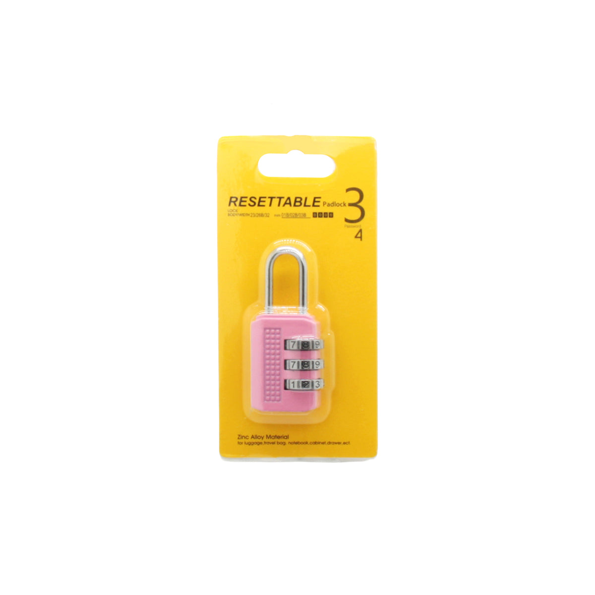 Resettable Padlock
