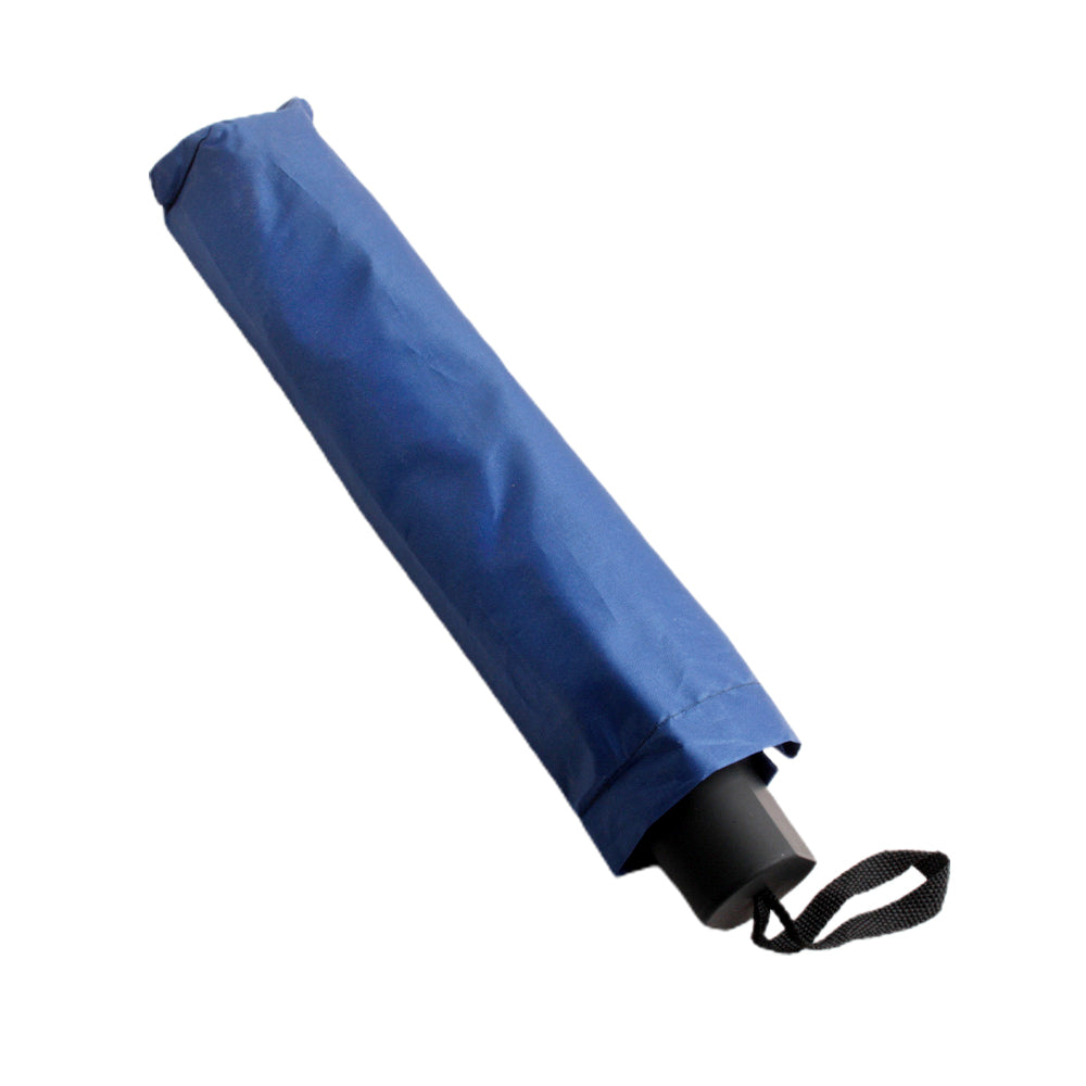 ☔ Foldable Compact Umbrella – Rainproof Travel Size (Q) in blue, perfect for travel and lightweight convenience.
