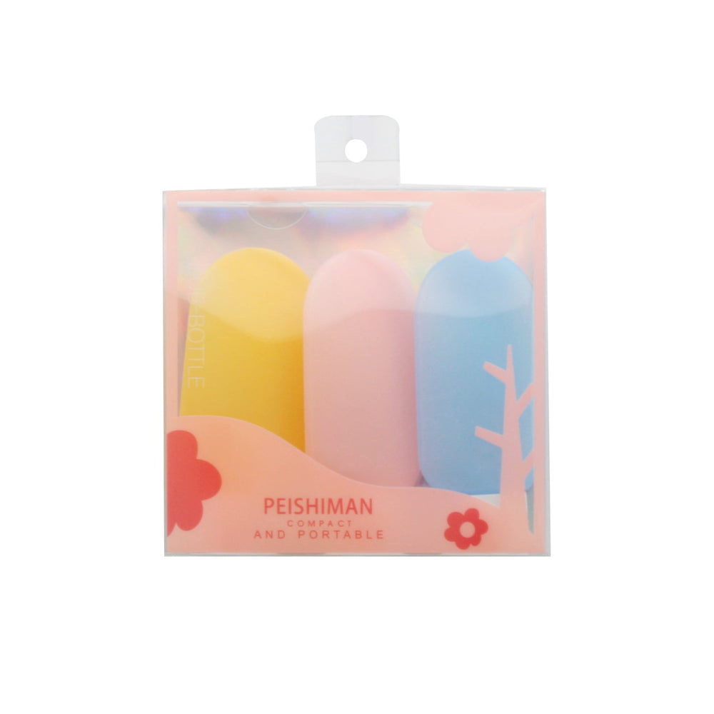 Silicorn Travel Bottle set in vibrant colors, perfect for on-the-go hydration and travel convenience.