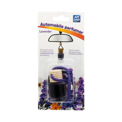 Automobile Perfumer – Car Hanging Air Freshener in Lavender scent, compact design for vehicle interior.