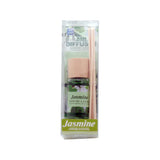 Reed Diffuser – Long-Lasting Home Fragrance with Natural Scent (Rose / Lavender / Ocean) in transparent packaging with jasmine scent.