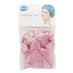 Hair Bonnet in pink and blue packaging, perfect for protecting your hair during sleep.