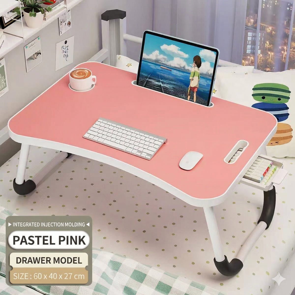 portable folding table small multi purpose table laptop study bedside nz stock