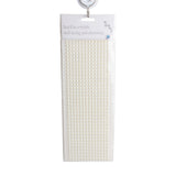 Adhesive Pearl(6MM) pack featuring multiple adhesive pearls on a clear backing for crafting and decoration.