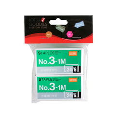 📎 Stapler Pin No.3-1M (2 Pack – 24/6L Size) packaged for efficient storage and convenience.