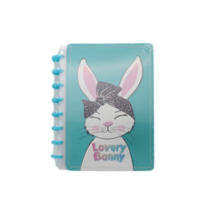 Cute A5 Note AM featuring a bunny design, perfect notebook for animal lovers.