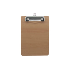A5 Clip Board made of wood with a metal clip for easy note-taking and organization.