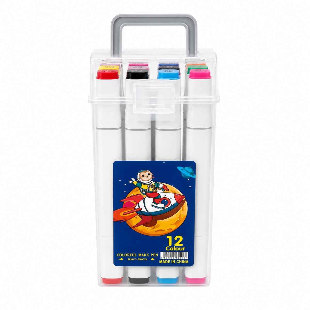 dual tip marker 12pcs colouring markers set art school stationery nz stock