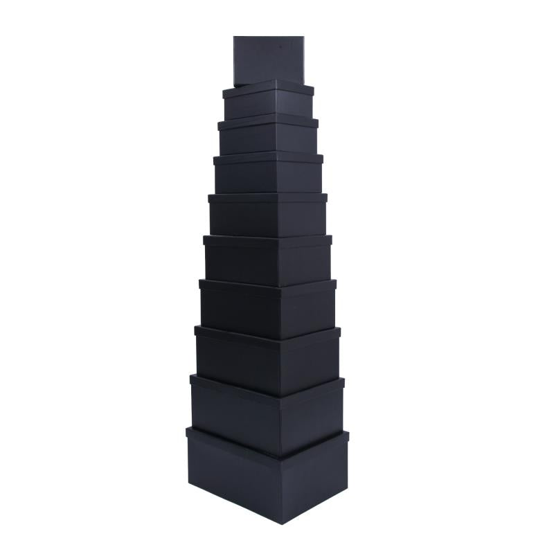10PCS Black Colour Gift Box Whole Set