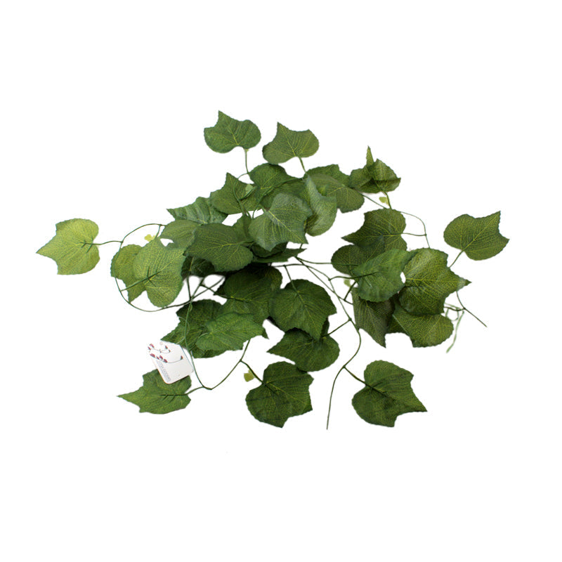Leaf Garland(A52) featuring realistic green leaves for home decoration and floral arrangements.