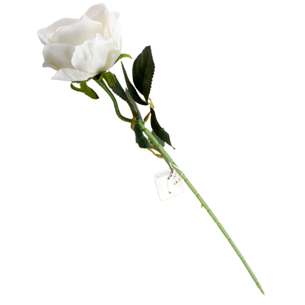 Artificial Single Rose Stem – 52cm Assorted Colours | NZ Flower Decor