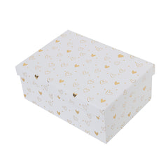 2/10 Gold Heart White Gift Box(35*27*15.5CM)